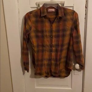 Urban outfitters orange flannel